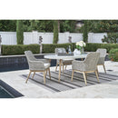  Signature Design by Ashley Seton Creek P798-625 Oval Dining Table with Umbrella Option IMAGE 11