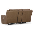 Signature Design by Ashley Trasimeno Power Reclining Leather Match Loveseat U8281518 IMAGE 5