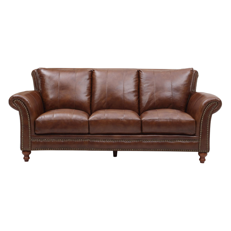 Leather Italia USA Georgetowne Stationary Leather Sofa 1669-2239-036618 IMAGE 1