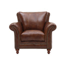 Leather Italia USA Butler Stationary Leather Chair 1669-2239-016618 IMAGE 1