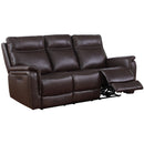 Leather Italia USA Tiller Reclining Leather Sofa 1444-EHZ4857-039273LV IMAGE 1