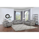 Steve Silver Furniture Alpine Power Reclining Leather Match Loveseat with Console AL950CLW IMAGE 13