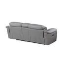 Steve Silver Furniture Alpine Power Reclining Leather Match Loveseat with Console AL950CLW IMAGE 7