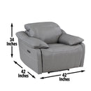 Steve Silver Furniture Alpine Power Leather Match Recliner AL950RW IMAGE 15