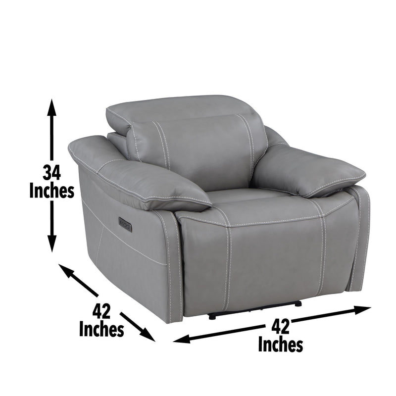 Steve Silver Furniture Alpine Power Leather Match Recliner AL950RW IMAGE 15