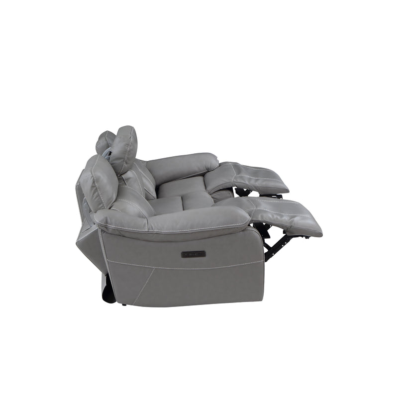 Steve Silver Furniture Alpine Power Reclining Leather Match Sofa AL950SW IMAGE 6
