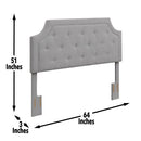 Steve Silver Furniture Alta Queen Upholstered Panel Bed ALT800QHB IMAGE 9