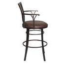 Steve Silver Furniture Bayview Pub Height Stool BAY600BS IMAGE 3