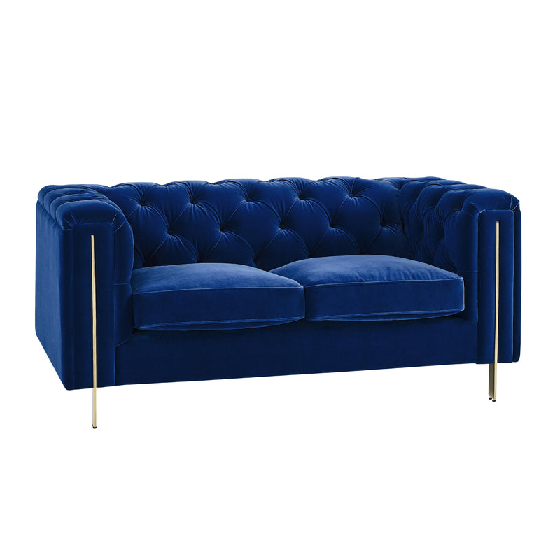 Steve Silver Furniture Charlene Stationary Fabric Loveseat CH100LBL IMAGE 2