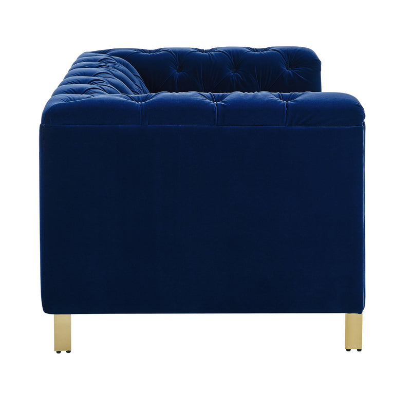 Steve Silver Furniture Charlene Stationary Fabric Loveseat CH100LBL IMAGE 3