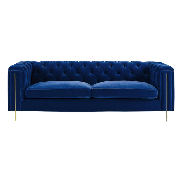 Steve Silver Furniture Charlene Stationary Fabric Sofa CH100SBL IMAGE 1
