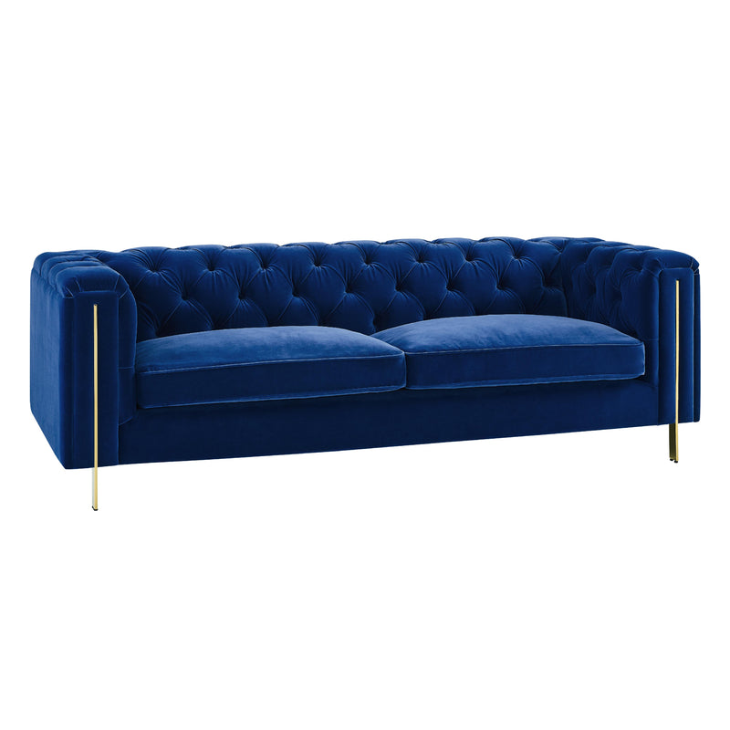 Steve Silver Furniture Charlene Stationary Fabric Sofa CH100SBL IMAGE 2