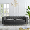 Steve Silver Furniture Charlene Stationary Fabric Sofa CH100SGY IMAGE 7