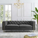 Steve Silver Furniture Charlene Stationary Fabric Sofa CH100SGY IMAGE 8