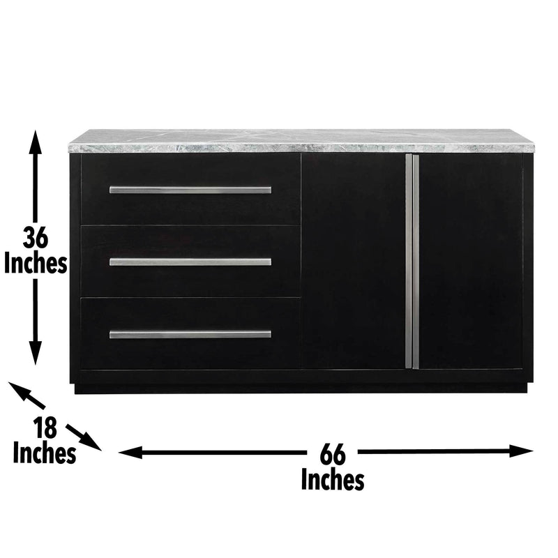 Steve Silver Furniture Camila Server CM660SVG IMAGE 5