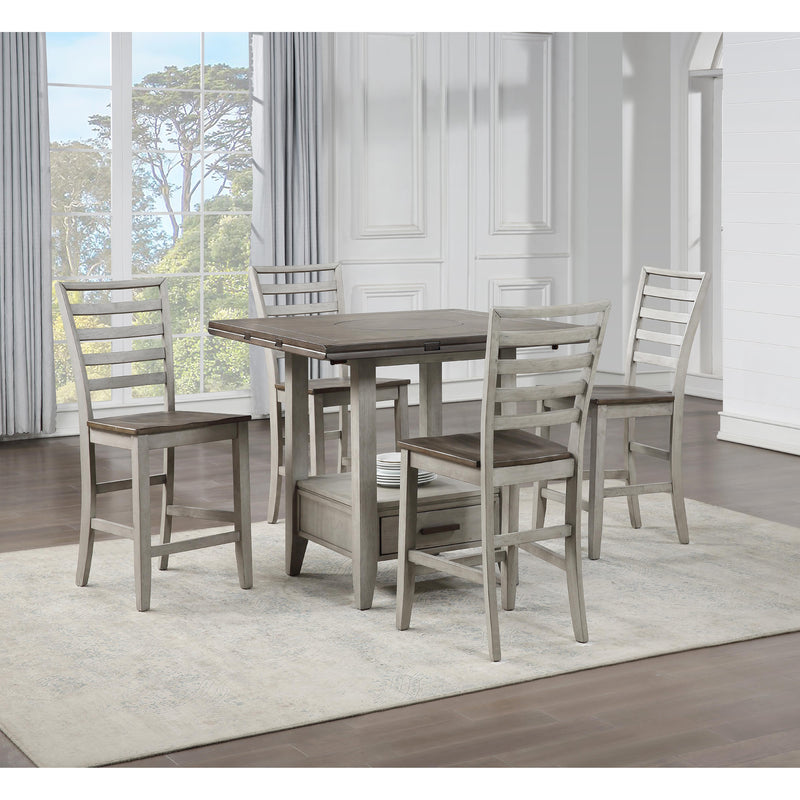 Steve Silver Furniture Round Abacus Counter Height Dining Table CU200PT IMAGE 4