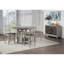 Steve Silver Furniture Round Abacus Counter Height Dining Table CU200PT IMAGE 5