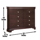 Steve Silver Furniture Dominique 8-Drawer Dresser DOM900CDR IMAGE 15