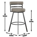 Steve Silver Furniture Gene Pub Height Stool GEN600BS IMAGE 9
