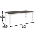 Steve Silver Furniture Heston Dining Table HN700T IMAGE 11