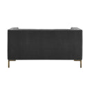 Steve Silver Furniture Isaac Stationary Fabric Loveseat IC100LGY IMAGE 4