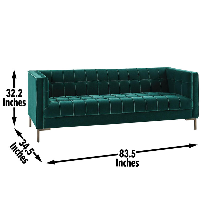 Steve Silver Furniture Isaac Stationary Fabric Sofa IC100SGN IMAGE 9