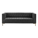 Steve Silver Furniture Isaac Stationary Fabric Sofa IC100SGY IMAGE 1