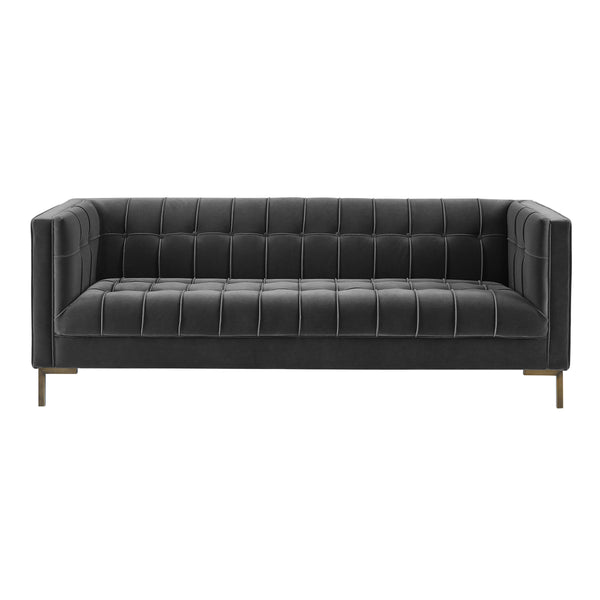 Steve Silver Furniture Isaac Stationary Fabric Sofa IC100SGY IMAGE 1