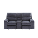 Steve Silver Furniture Lovell Power Reclining Fabric Loveseat with Console LO5168CLC IMAGE 1