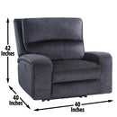 Steve Silver Furniture Lovell Power Fabric Recliner LO5168RC IMAGE 10