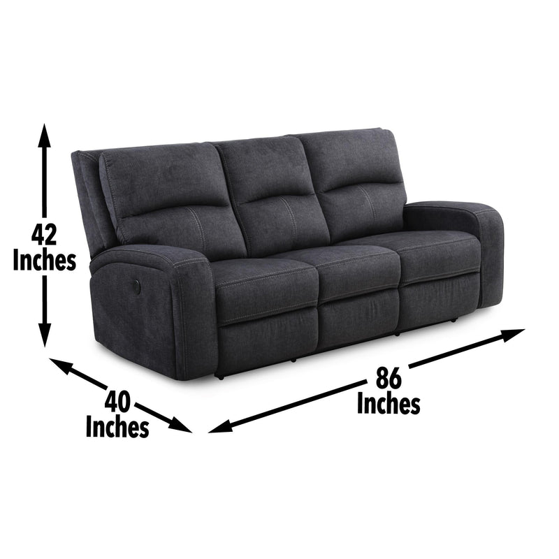 Steve Silver Furniture Lovell Power Reclining Fabric Sofa LO5168SC IMAGE 11