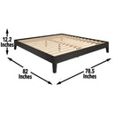 Steve Silver Furniture Nix King Platform Bed NIX900KPBB IMAGE 16