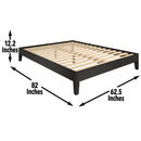 Steve Silver Furniture Nix Queen Platform Bed NIX900QPBB IMAGE 14