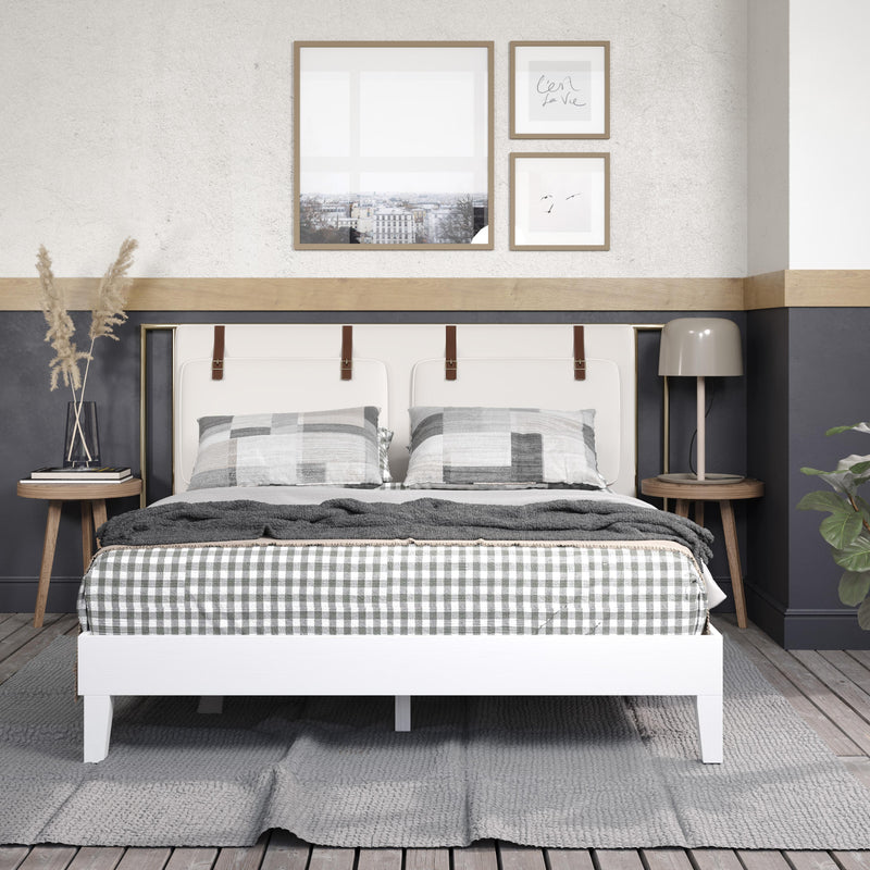 Steve Silver Furniture Nix Queen Platform Bed NIX900QPBW IMAGE 13