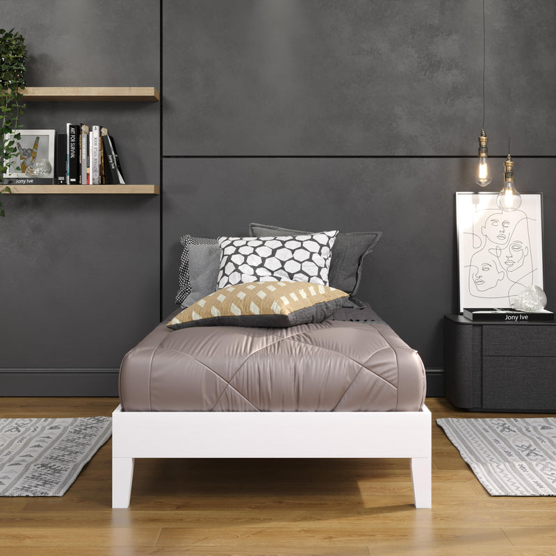Steve Silver Furniture Nix Twin Platform Bed NIX900TPBW IMAGE 14