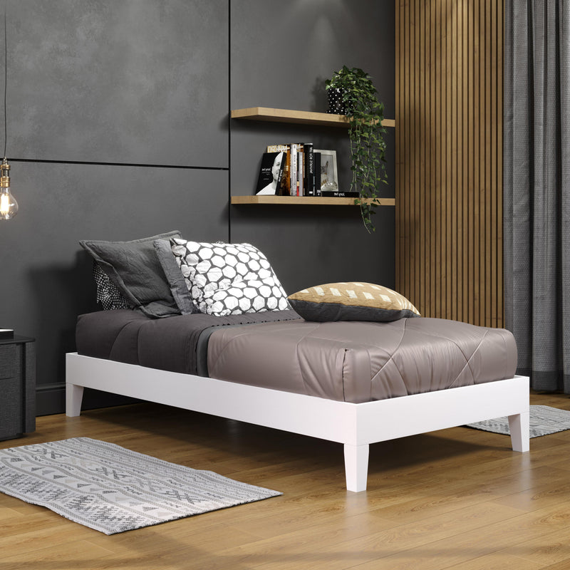 Steve Silver Furniture Nix Twin Platform Bed NIX900TPBW IMAGE 16