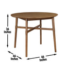 Steve Silver Furniture Round Oslo Counter Height Dining Table OLS500PT IMAGE 8
