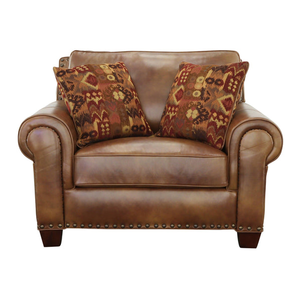 Steve Silver Furniture Silverado Stationary Leather Chair SR920C IMAGE 1