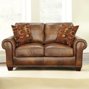 Steve Silver Furniture Silverado Stationary Leather Loveseat SR920L IMAGE 10