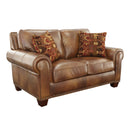 Steve Silver Furniture Silverado Stationary Leather Loveseat SR920L IMAGE 3