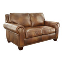 Steve Silver Furniture Silverado Stationary Leather Loveseat SR920L IMAGE 4