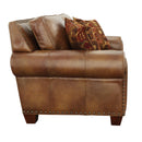 Steve Silver Furniture Silverado Stationary Leather Loveseat SR920L IMAGE 6
