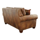 Steve Silver Furniture Silverado Stationary Leather Loveseat SR920L IMAGE 7