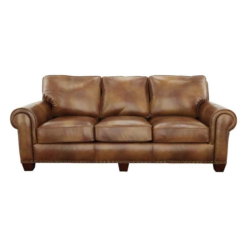 Steve Silver Furniture Silverado Stationary Leather Sofa SR920S IMAGE 2