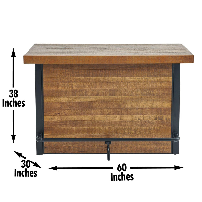 Steve Silver Furniture Tyler Counter Height Dining Table TY600BB/TY600BT IMAGE 5