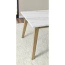 Steve Silver Furniture Vida Dining Table with Marble Top VD500WT IMAGE 5