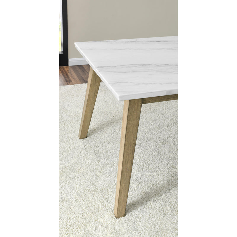 Steve Silver Furniture Vida Dining Table with Marble Top VD500WT IMAGE 5