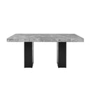 Steve Silver Furniture Camila Dining Table with Marble Top CM420WB/CM420WTG IMAGE 2