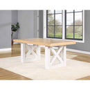 Steve Silver Furniture Magnolia Dining Table with Pedestal Base MM500TB/MM500TT IMAGE 2