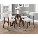 Steve Silver Furniture Round Wade Dining Table with Glass Top and Pedestal Base AL4848TT/WD500TB IMAGE 7